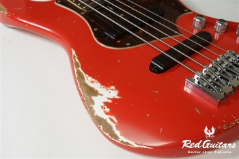  XJ-1T 5st Fiesta Red (Lacquer) Heavy Aged/Alder/R #2386